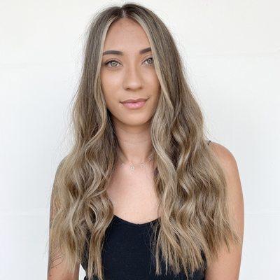 MONEY PIECE BRONDE BALAYAGE + FALL HAIR COLOR