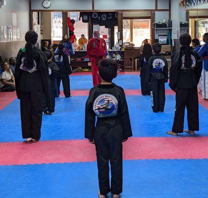 Belt Test - Green Belt to Purple Belt starting their test