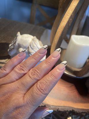 Love my nails. Thank you Mimi. She has been my tech for about 3 years now...