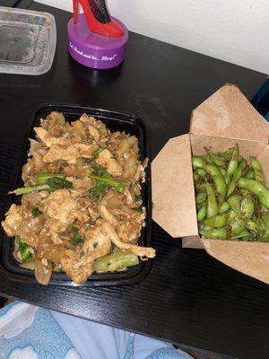 Pad see ew Edamame