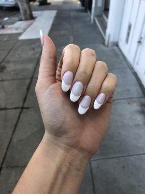 Acrylic French nails