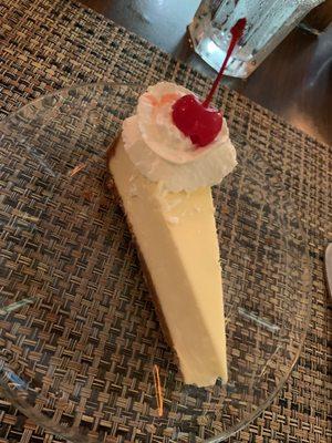 Tiny slice of cheesecake