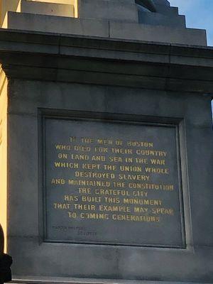 Solders snd Sailors Monument at Boston, MA