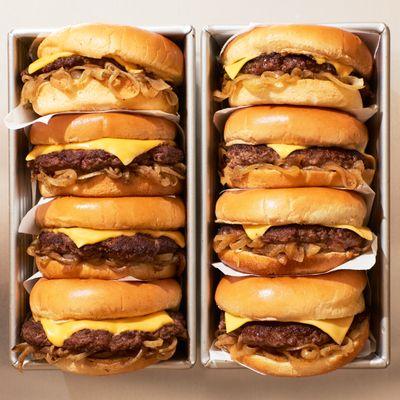 "The Party Pack" - 8 Gary's burgers, artfully arranged for a huge discount