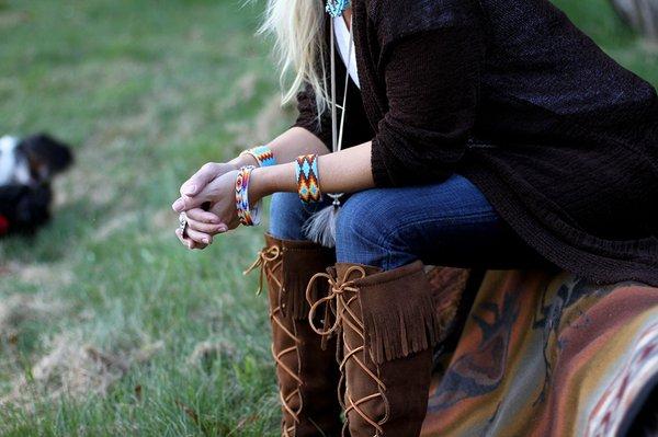 Navajo beaded jewelry