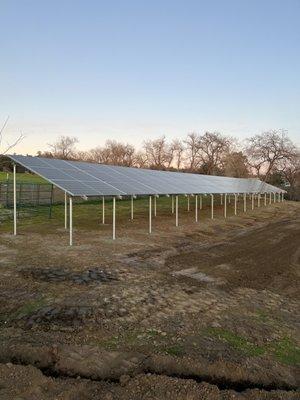 Another beautiful Ground Mounted Solar System completed by Amerisun