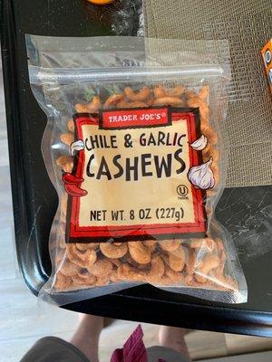 Chili garlic cashews.. like crack!