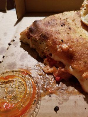 Eggplant calzone