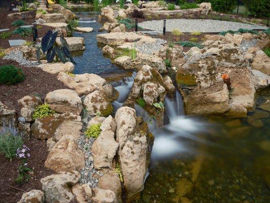 Natural Swimming Pond Pool Waterfall