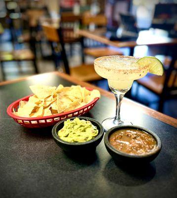 Chips and guacamole