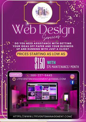 Let us create your website