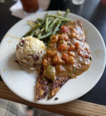 Blackened Fish Napoleon