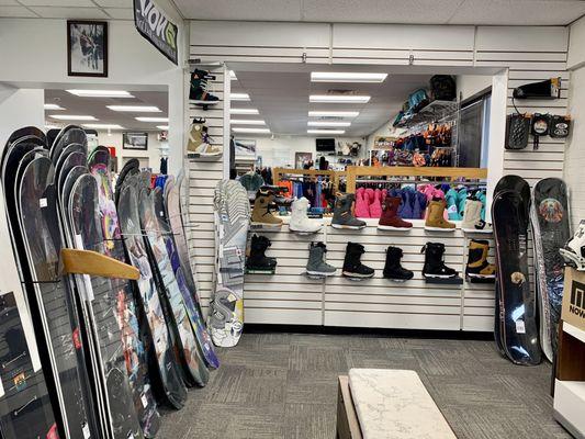 Snowboard section