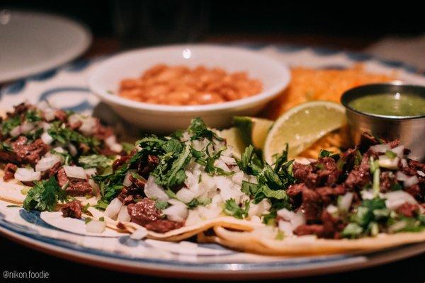 Carne asada tacos IG: @thephotographerfoodie