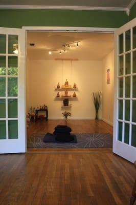 Our gompa, or meditation space