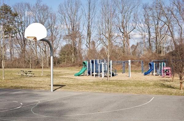 Expansive school grounds