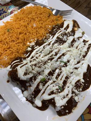 Enchiladas de Mole