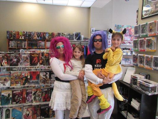 The family that cosplays together, stays together.