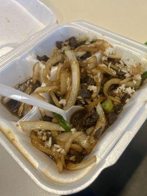 Mongolian Beef w/ Steamed Rice