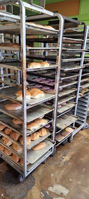 Fresh bread and pastries