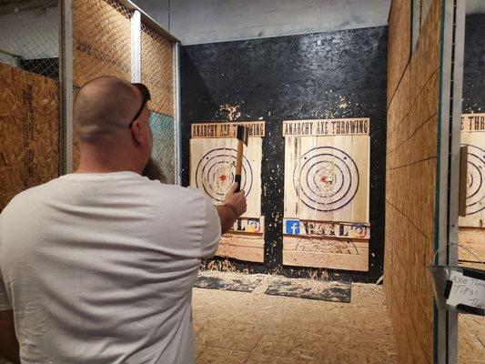 Axe throwing