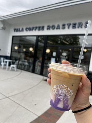 12oz Ube latte