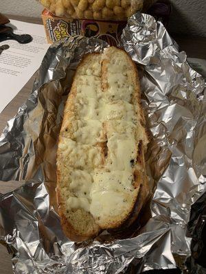 Cheesy garlic bread!