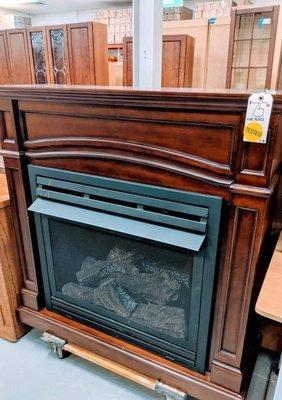 Fireplace mantles.