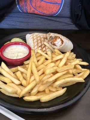 Garlic Chicken Wrap