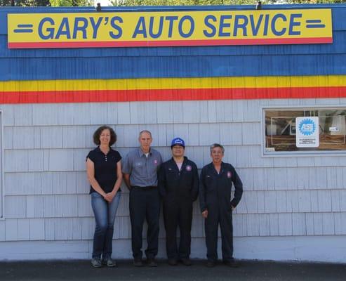 Here is the team over at Gary's Automotive Services