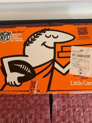 Little Caesar's Pizza Box.