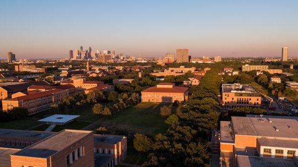 Rice Campus from above