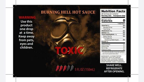 Our Toxic is such an enjoyable heat and flavor sauce. With just the right amount of heat and flavor this is great on ANYTHING!