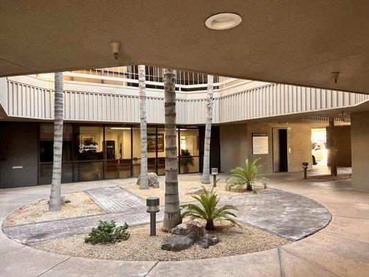 View from the courtyard