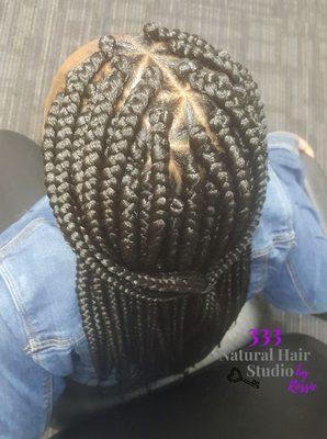 Medium Box Braids