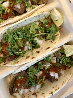 Tacos De Carne Asada, crowd fave fo sho