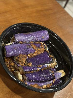 C1. Fried Eggplant in Garlic Soy Sauce