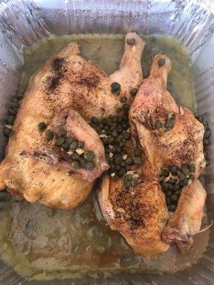 Lemon Caper Roasted Chicken