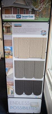 LP Smart Siding samples