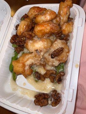 shrimp and walnuts