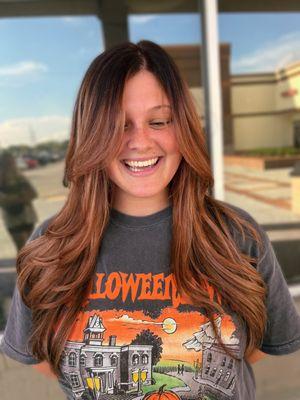 cowboy copper balayage