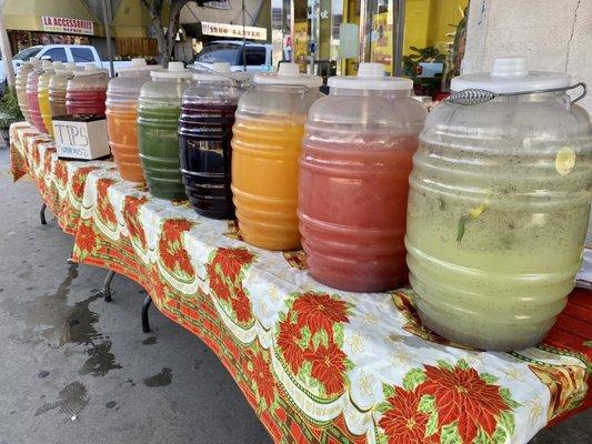 Agua Frescas.