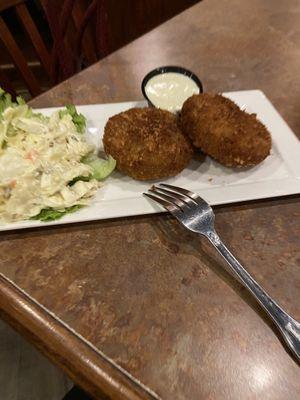 Crab cakes ( appetizer)