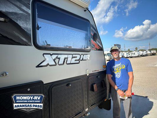 Cheers to another happy camper!!  Congrats Mr. Sumner on your new 2023 MDC Overland XT12HR. Welcome to the Howdy RV family! Safe travels