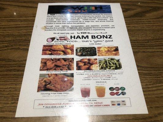 Ham Bonz Pop Up fundraiser by the capitol