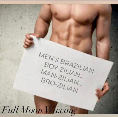 Male full body waxing