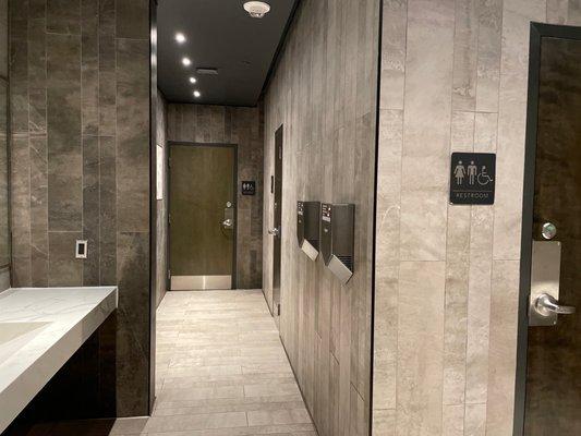 This is the way public bathrooms should be...except cleaner