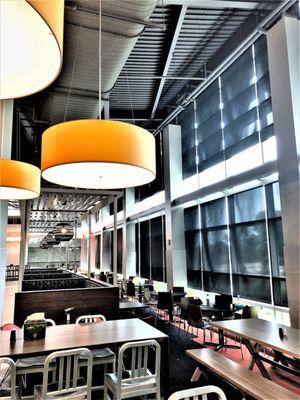 We also do commercial work, for example these intelligent motorized roller shades for Oakland University.