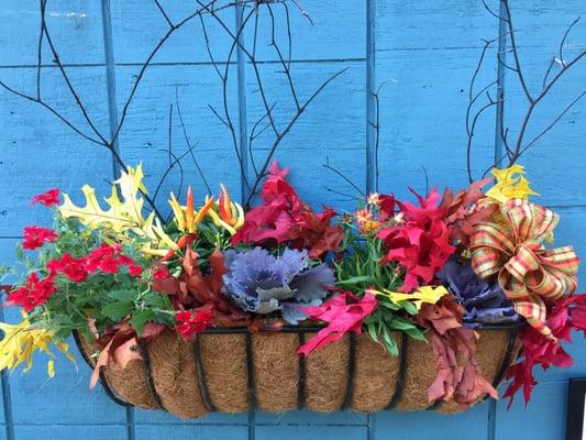 window box done up pretty