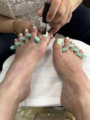 Pedi @Waynita Nail